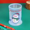 Christmas Pen Cup Paint Brush Holder Makeup Brush Organizer Holder Christmas Party Favors for Kids Boys Girls Students