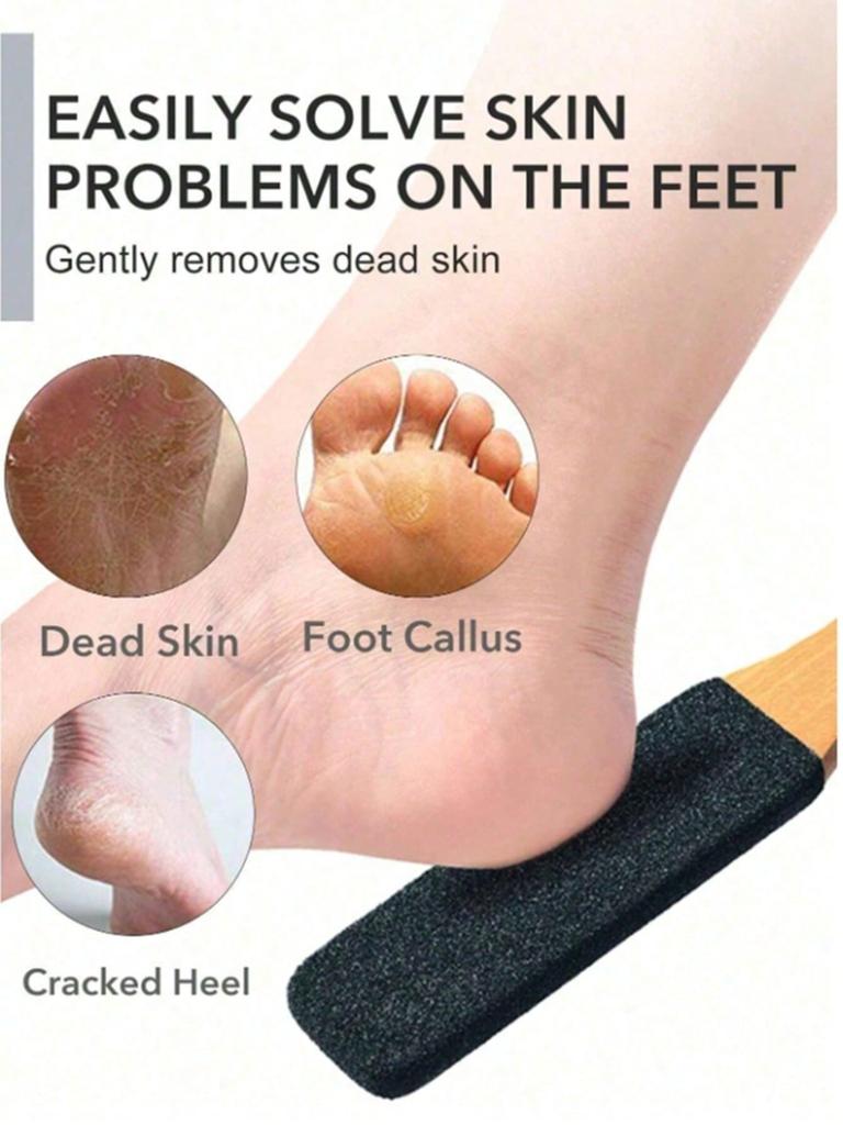 1 Pc Professional Foot File With Handle, Deep Exfoliating Callus Remover, Home SPA Care, Say Goodbye To Rough Feet