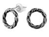 Large Silver Heart Earrings for Women, Heart Studs, 9mm Heart, Silver 925