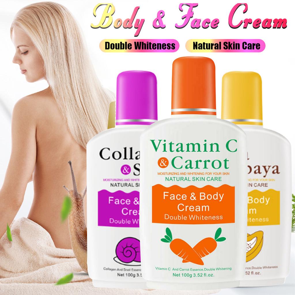vitamin c carrot face body cream