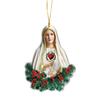 Car Pendant, Backpack Keychain Pendant, Mary's Heart Decoration Pendant