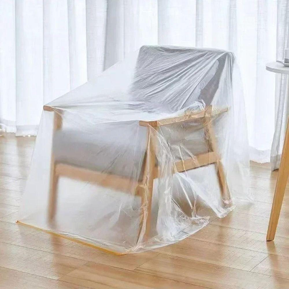 10M/Roll Disposable Furniture Protective Film Dust-proof Household Masking Film Cabinet Dust Cover