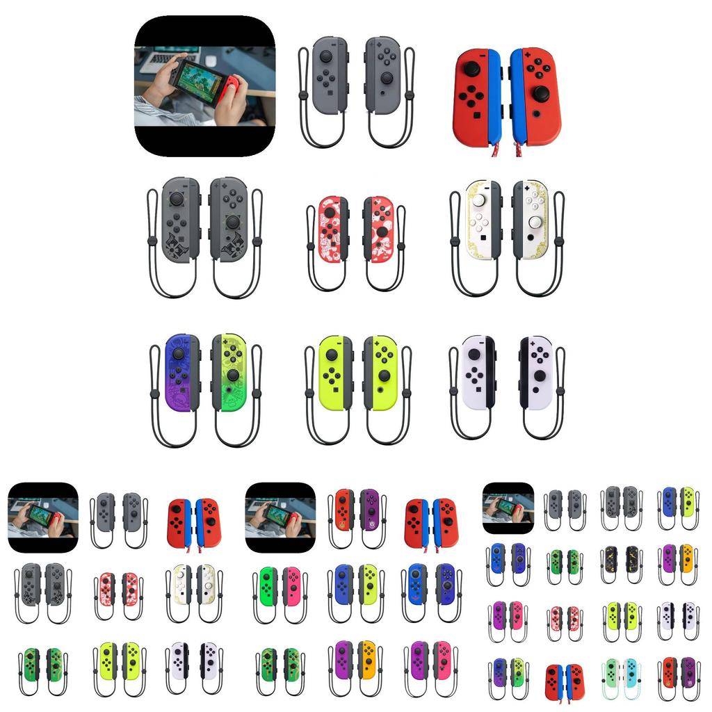 Versatile Joy-con Game Controller Featuring Wireless Bluetooth Connectivity And Excellent Haptic Feedback For Switch And Mobile Devices