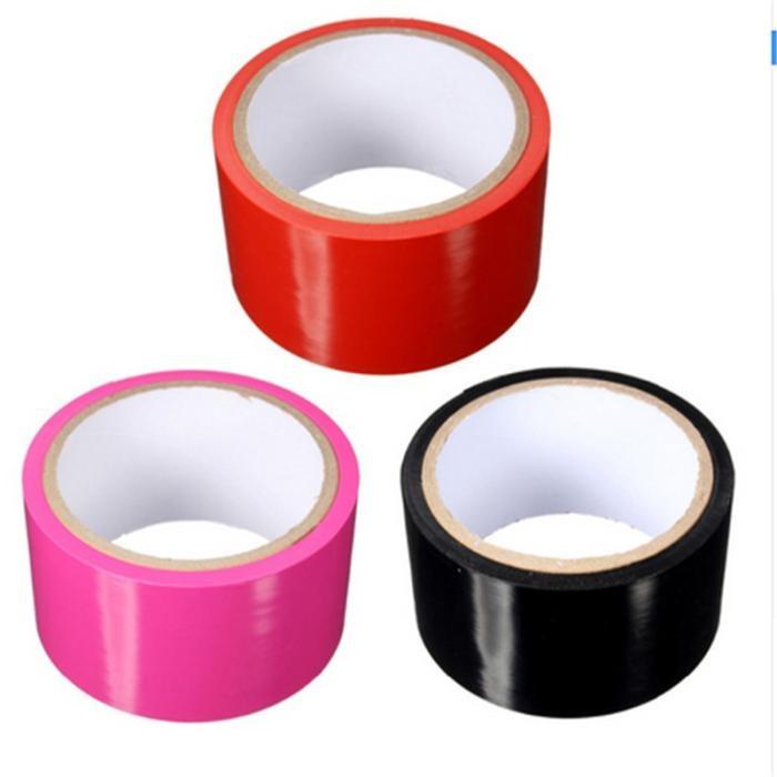 Wonderful 1PC Incoherent Static Adult Bondage Plastic Tape Restraints Sex Flirting Toys For Couples