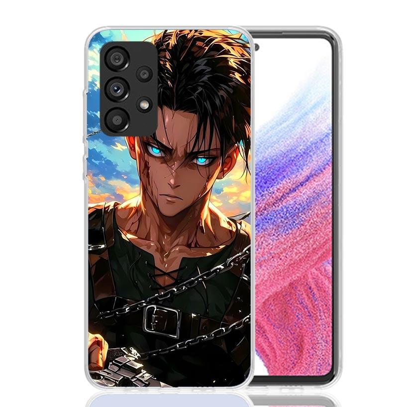 A-Attack on T-Titan Levi Phone Case For Samsung Galaxy A17 A16 A14 A15 A13 A57 A56 A54 A55 A53 A37 A36 A34 A35 A33 A26 A24 A25 A