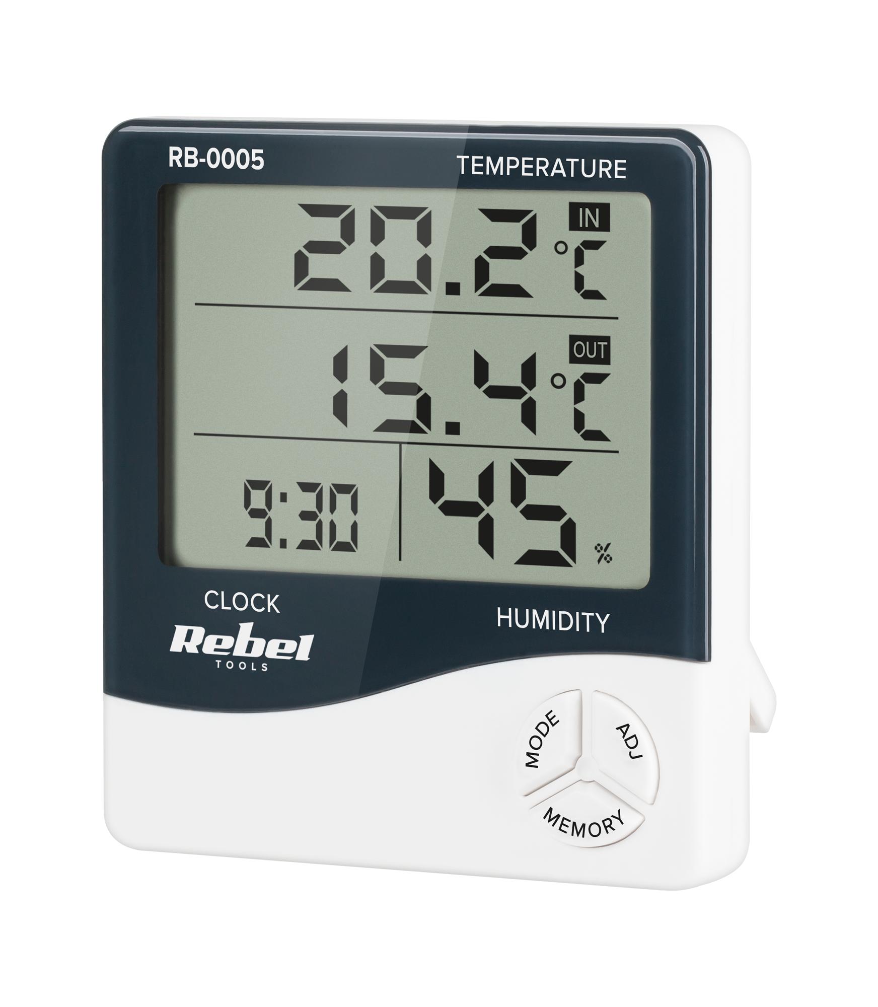Stazione Meteorologica Wireless Rebel, Termometro, Orologio