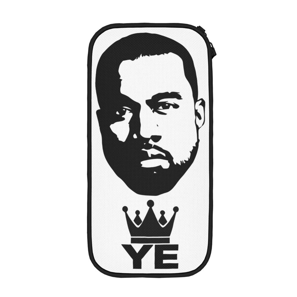 Kanye West Pencil Cases Lovely Pen Box Bag Girl Boy Large Storage School Supplies Cosmetic Pencil Pouch