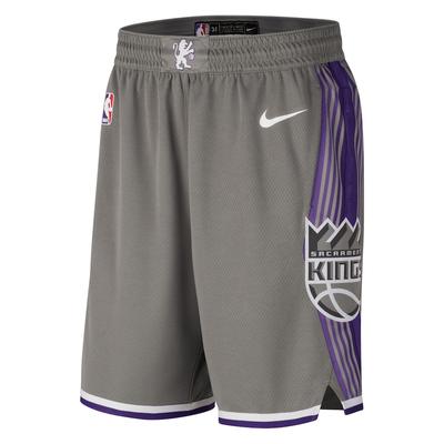 Nike X NBA Sacramento Kings 2022/23 City Edition Swingman Basketballshorts Unisex-Shorts Anthrazit DO9673-002