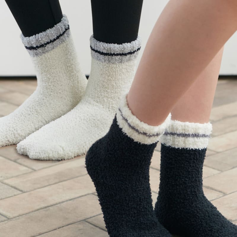 TSH Berry Worm Sleep Socks 2P Gray 2P