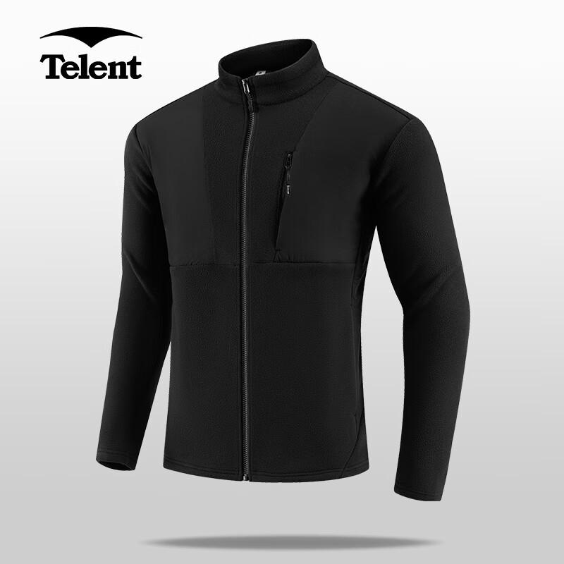 

TRLREQ Men s Stand-Up Collar Fleece Jacket M