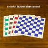 Scacchiera Portatile in PU Leggera Tappetino da Torneo per Scacchi Si Arrotola Scacchiera in PU Scacchiera Regalo per Studente Adulto