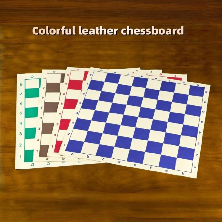 Scacchiera Portatile in PU Leggera Tappetino da Torneo per Scacchi Si Arrotola Scacchiera in PU Scacchiera Regalo per Studente Adulto