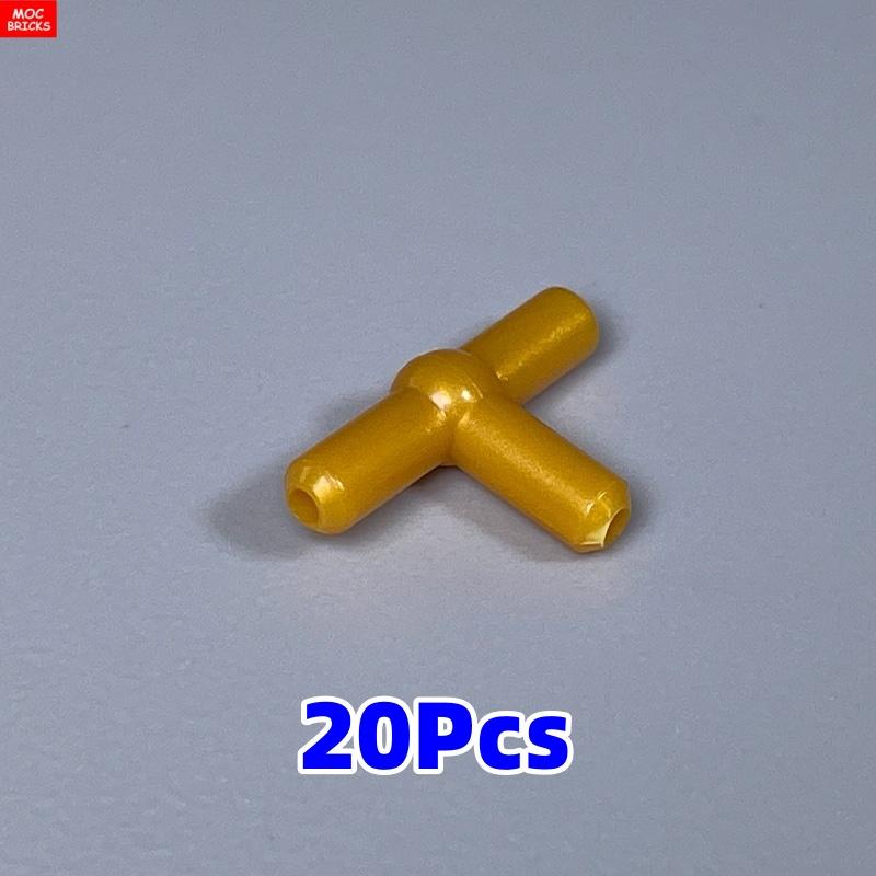 

20pcs MOC Blocks Particles 4697 T Bar Connect Part Space Station Scene Learning Construction Bricks Figure Children Gifts