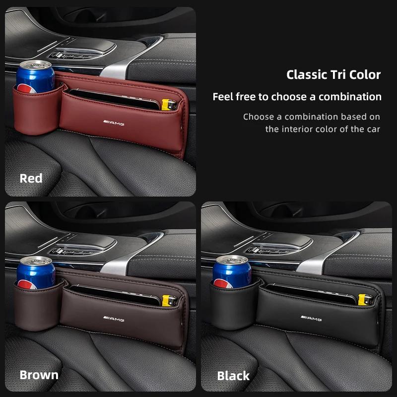 GLC GLB Car Seat Gap Organizer Multifunction Storage Box Cup Holder For Mercedes Benz AMG GLE GLS CLS GLC CLA GLA GLK ML C197 R