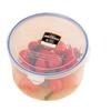 Food-Grade Plastic Bento & Lunch Box Set - Sealed, Fresh-Keeping, Round Storage for Fruit & Meals