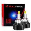Bullvision 2PCS H7 H11 9012/HIR2 H1 LED Car 3D CSP Headlight Bulbs H9 H8 9005 9006 Car Accessories 12V 20000LM 90W 6500K For Car