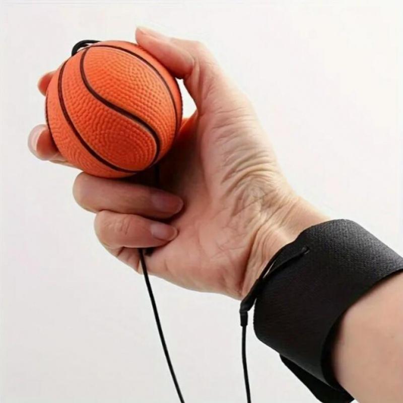 1 st Kreativt Gummi Halvvolley Roliga Husdjurstillbehör med Elastiskt Rep för Handledsövning Liten Boll Lämplig för Utomhuslek Fest Husdjursträning