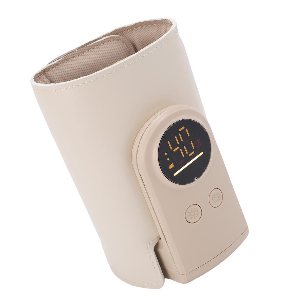 Cordless Baby Bottle Warmer Wrap Portable LED Display Fast Baby Milk Warmer Cover for Breastmilk