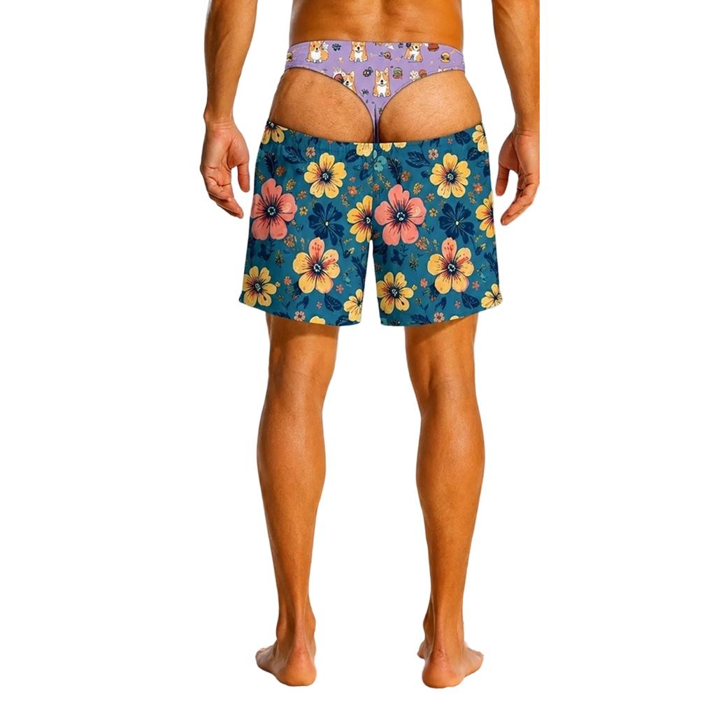 Men's Novelty Summer Surfing Beach Shorts for Pool and Vacation