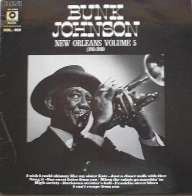 Disco LP BUNK JOHNSON - Nova Orleans Volume 5 (1945-1946) PM42048 RCA 1978 França Jazz Usado
