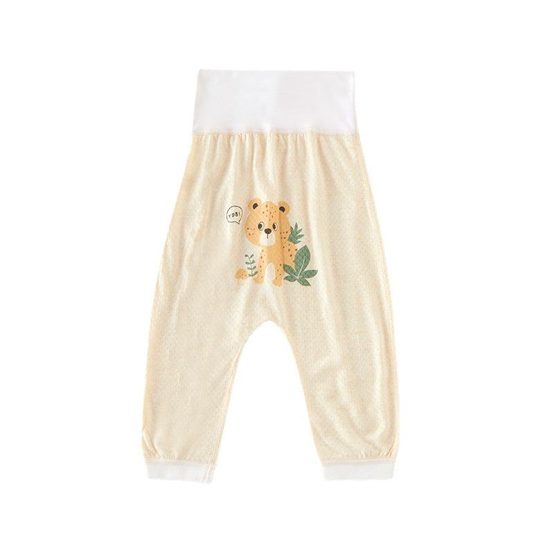 Cartoon-Babyhosen mit hohem Bund: Sommerlich dünn, Mückenschutz, vielseitiger Pyjama für Jungen und Mädchen