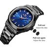 Fashion Luxury Watch For Man Luminous Date Men Waterproof Wristwatch Square Stainless Steel Business Men's Quartz Watches Reloj