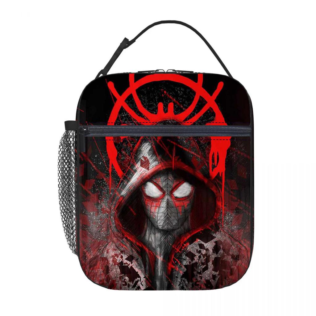 New Spider-Man Portable Lunch Bag Thickened Oxford Cloth Ice Bag Lunch Box Meal Bag