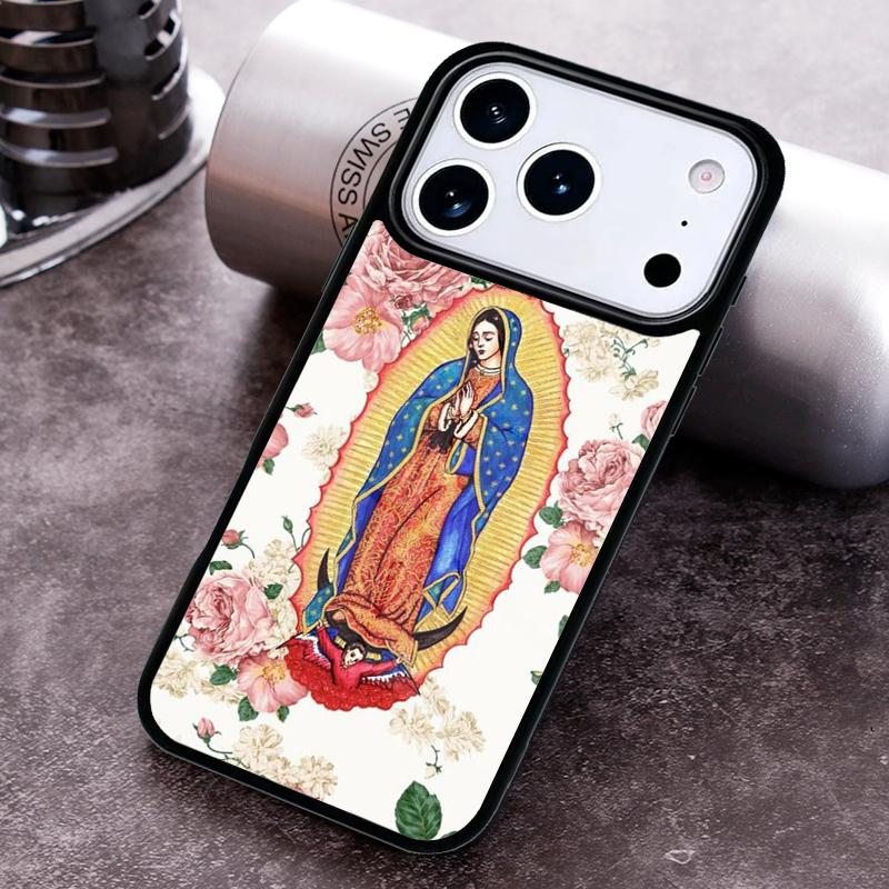 Guadalupe San Judas Phone Case for iPhone 17 16 15 Pro Max Air 14 13 12 11 Plus Shockproof Cover