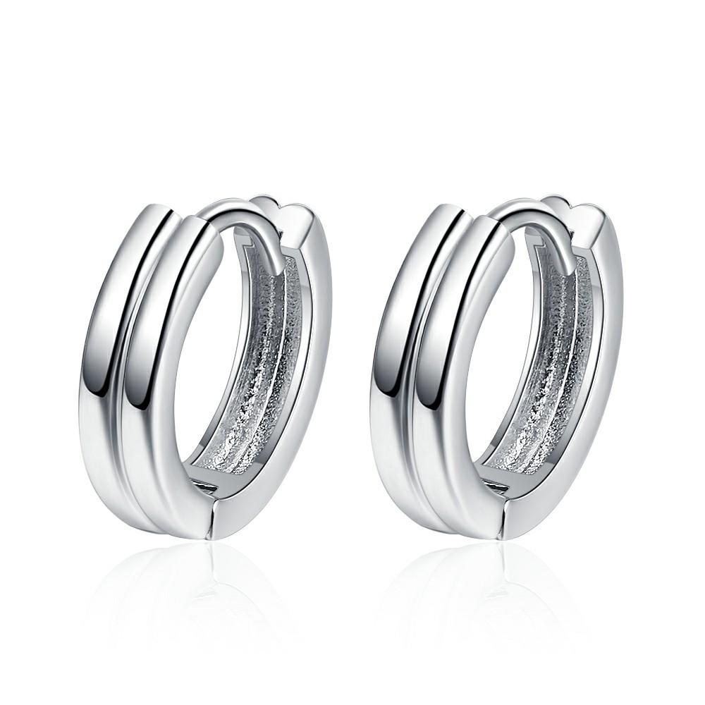 

POMOiii корейские темпераментные двухслойные простые серьги с пряжкой для ушей трендовые полые модные серьги женские