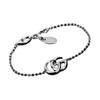 Bracelet GG Marmont Double G Logo Classic Quilted Fashion Jewelry Brass Women's Palladium Color F