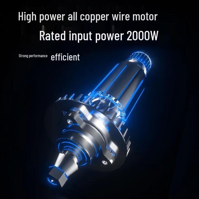 Dongcheng 2000W Industrial Angle Grinder CN plug (adapter included)