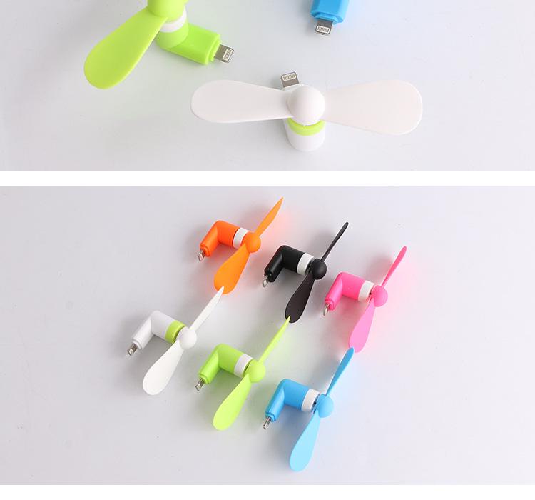 Creative Mini Handheld USB Fan for Android, Type-C, and Apple Devices