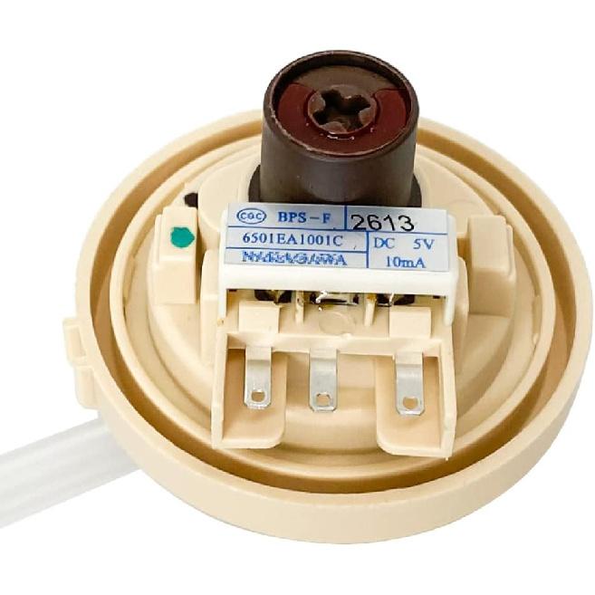 6501EA1001C 6501EA1001R Washer Water Level Pressure Sensor Switch Assembly for LG Washing Machine WT5001CW WT7200CW WT1101CW WT4970CW Replacement