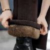 Women's Sweatpants Straight Leg High Waist Loose Plush Trousers Flare Pants Chenille Ultra-Thick Casual Thermal Pants
