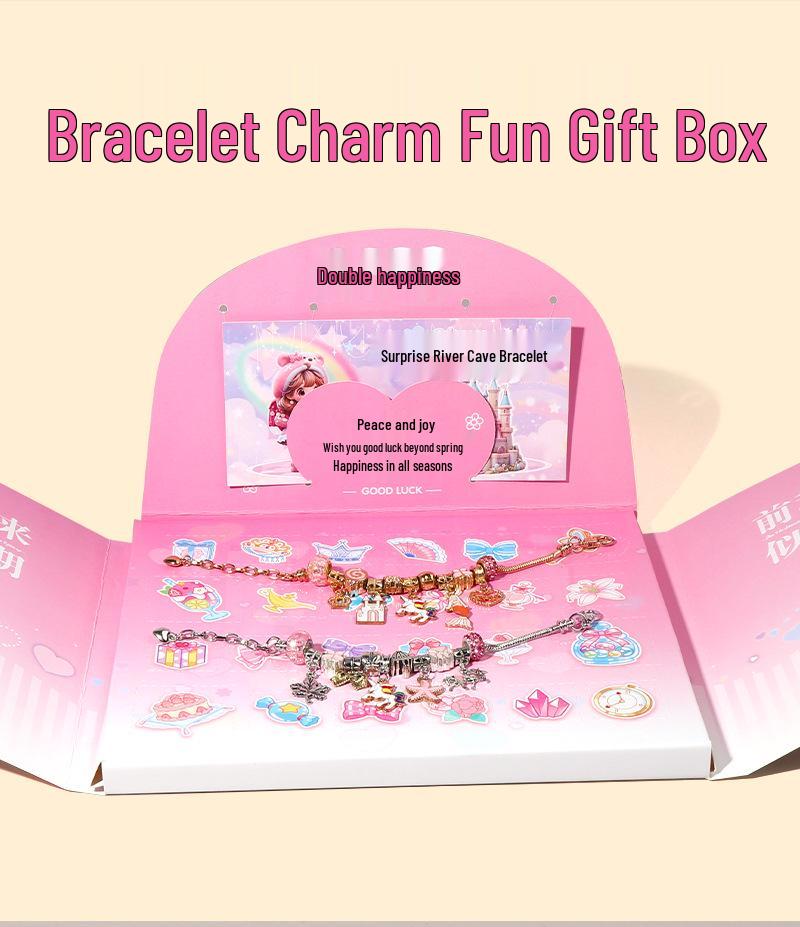 Handmade Princess Beaded Bracelet DIY Kit - Girl's Birthday Gift