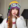 Retro Pilot Hat Outdoor Riding Warm Knitted Ear Protector Lei Feng Hat Versatile Wool Hat Cold Hat