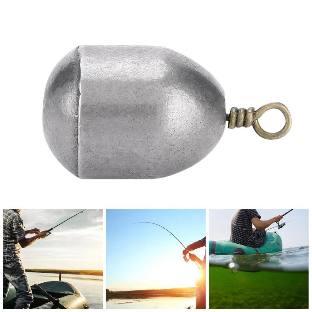 27PCS Lightweight Fishing Weights Iron Fishing Sinkers Fishing Weights Sinkers  Catfish Fishing