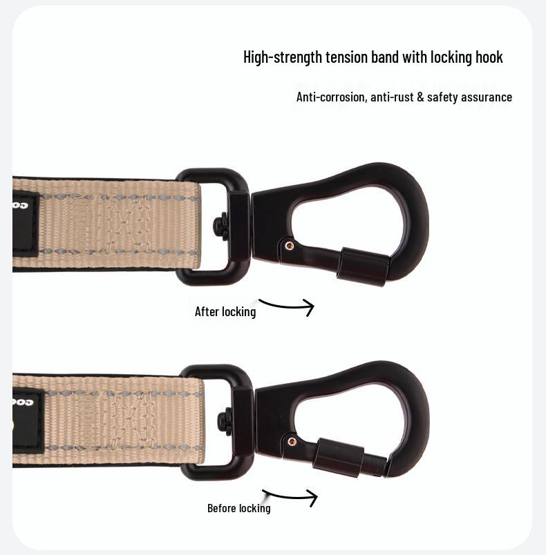 Non-Choking Nylon Dog Training Leash for Medium & Large Dogs