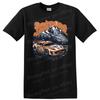 Camiseta Carro de Corrida Paisagem Montanha Gráfico Estilo Vintage Tee 76-80 chars