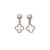 Fashion Four-leaf Clover Earrings for Women Exquisite Luxury Earrings