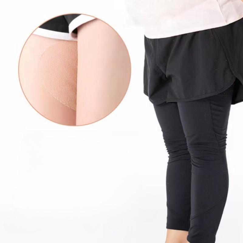 Damen Innenschenkel Anti-Scheuer-Pflasterband Spandex Unsichtbarer Körper Anti-Reibungs-Pads Pflaster Nicht stickig Elastische Leggings Bandage