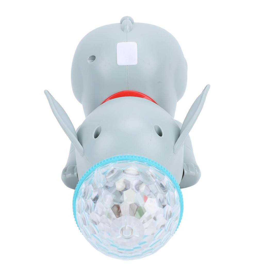 Electric Elephant Toy with Light Music Baby Light Up Toy Rotating Ball Dancing Singing Crawling