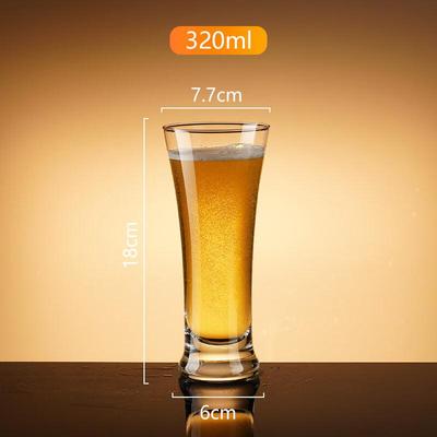 ZISIZ Large 500ml Handmade Craft Beer Glass