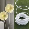 5M Party Decoration Styling Tube Pvc Aluminum Plastic Molding Pipe For Baby Shower Birthday Christmas Wedding Diy Propsr