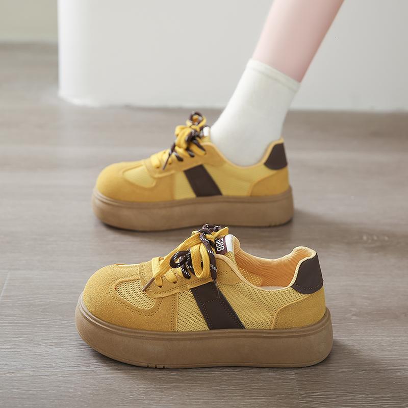 

Fashion CRLAYDK Retro Low Top Women s Sneakers Casual Skateboard Walking Shoes Platform Fashion Ladies Height Increase Sports Tennis 40