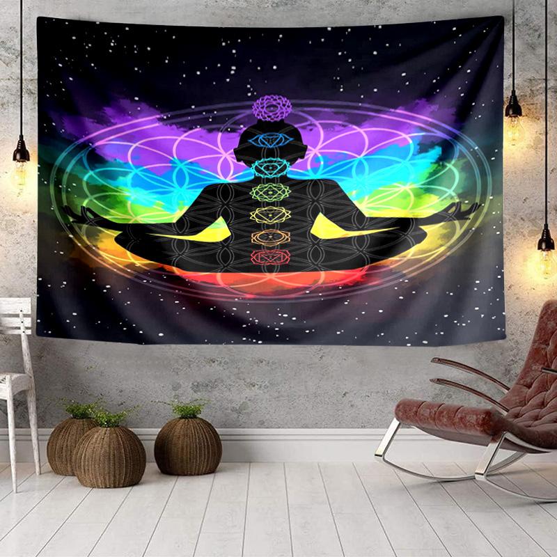 Chakra Balance Meditation Tapestry Room Decoration Wall Hanging for Living Room Bedroom, Dormitory, Birthday and Christmas Gifts
