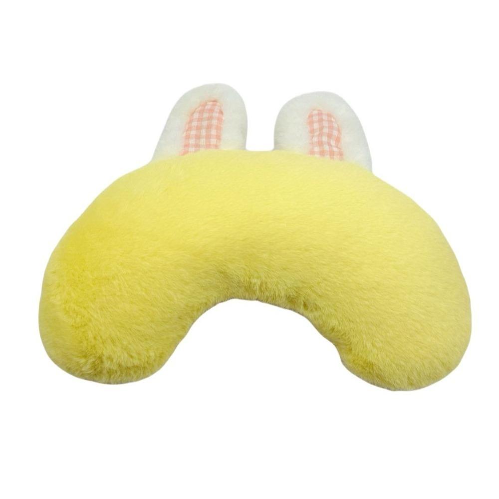 

U-shaped Dog Sleeping Pillow Soft Cat Headrest Hug Pillow Pet Neck Protector for Kitten жёлтый