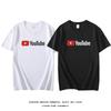 YouTube Youtobe Video Site Surrounding Short Sleeve Tshirt Mens and Womens Photography Video Shirt Group Clothing Cotton