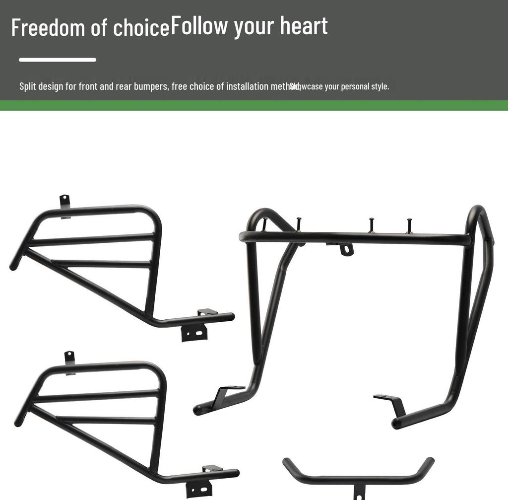 Ninebot Electric Scooter Carbon Steel Crash Bars (M80/M85/M90) - Thickened Bumper Guards