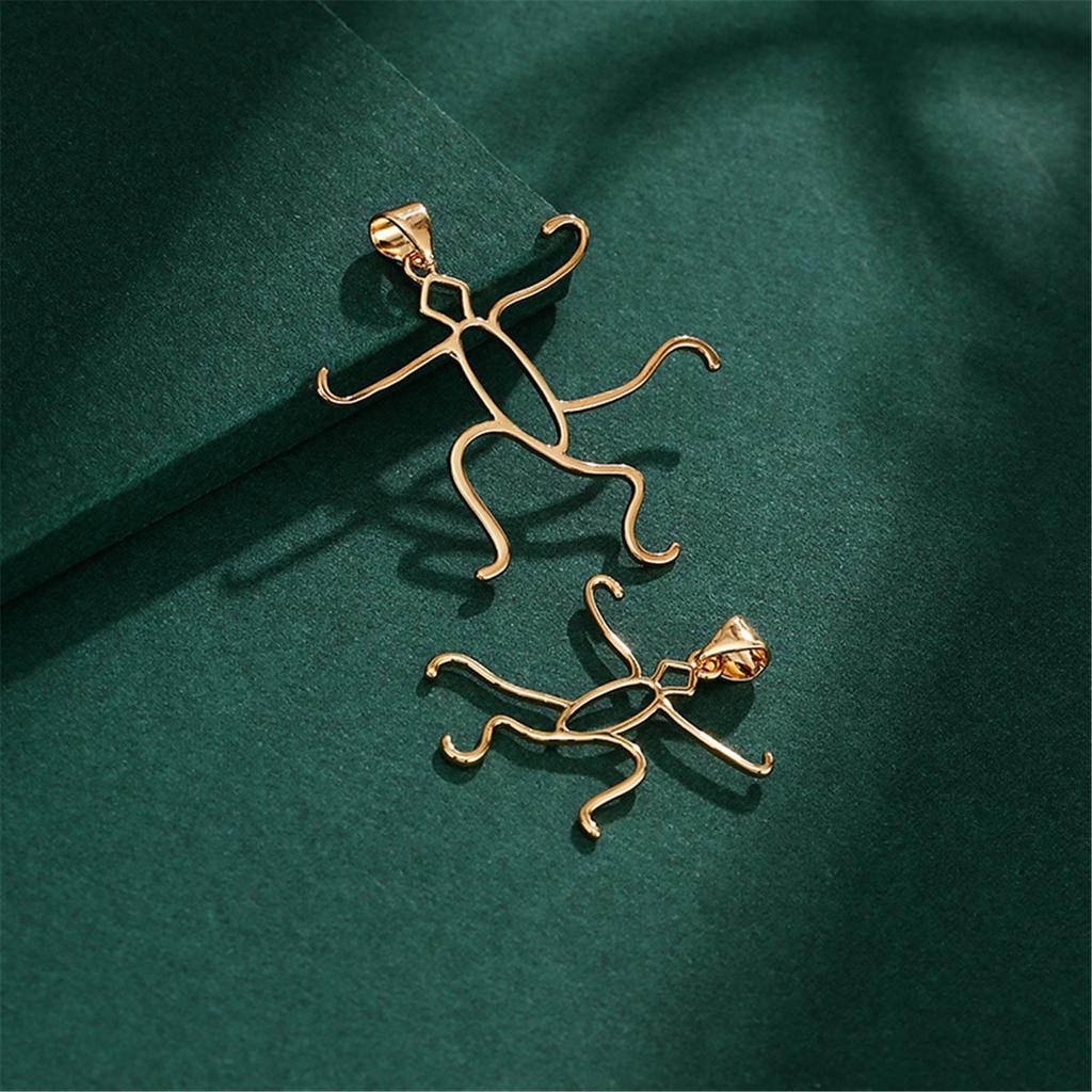 Pendant Frame Unique Necklace Pendant Base Alloy Material Claw Pendants Irregular Blank Charm Hollow Pendant Base